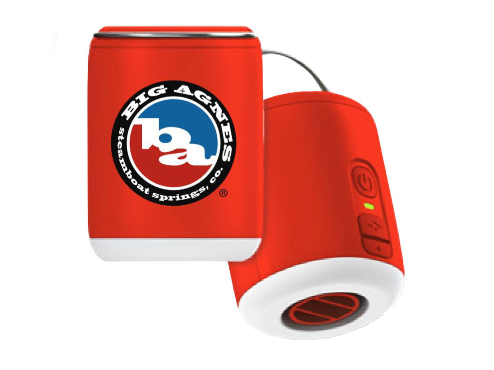 Big Agnes 230 Lumens mtnGLO Pump & Light Cherry Tomato