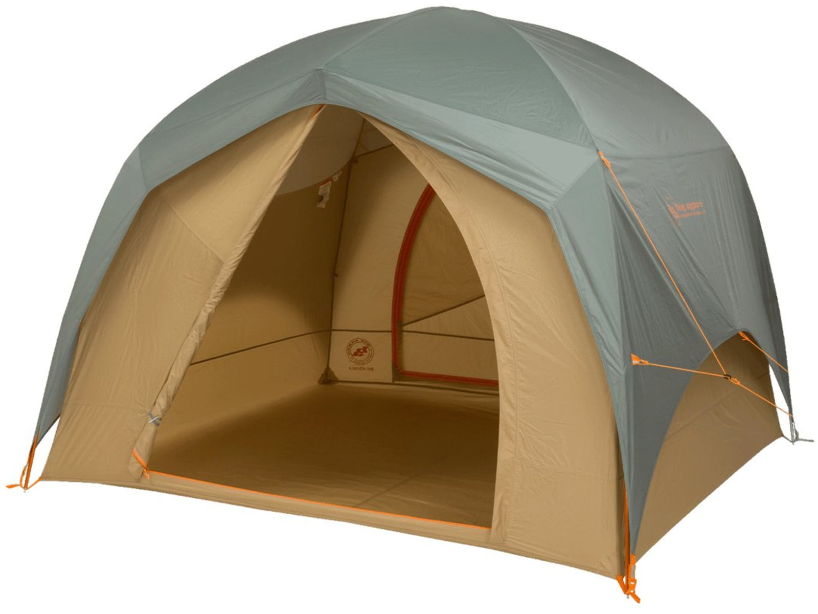 Big Agnes Big House 4 Tent Chinois Green/Prairie Sand 4 Person TBH425