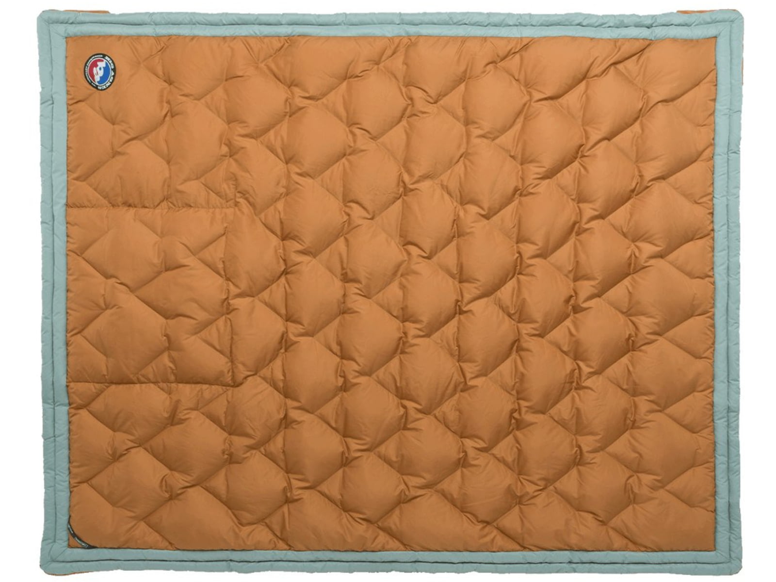 Big Agnes Camp Quillow Blanket Blue Surf/Brown Sugar One Size