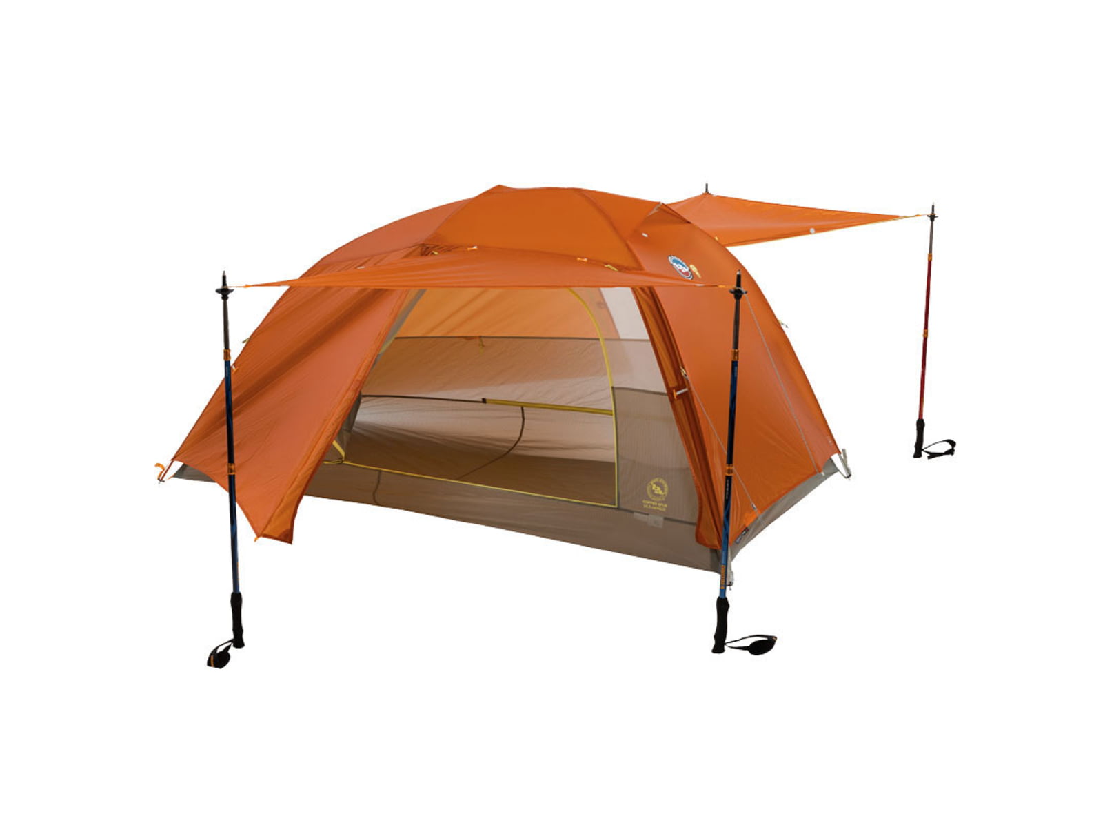 Big Agnes Copper Spur UL2P mtnGLO Tent Tangelo/Mercury 2 person