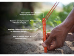 Big Agnes Dirt Dagger UL 6in Tent Stakes Pack of 6 Orange