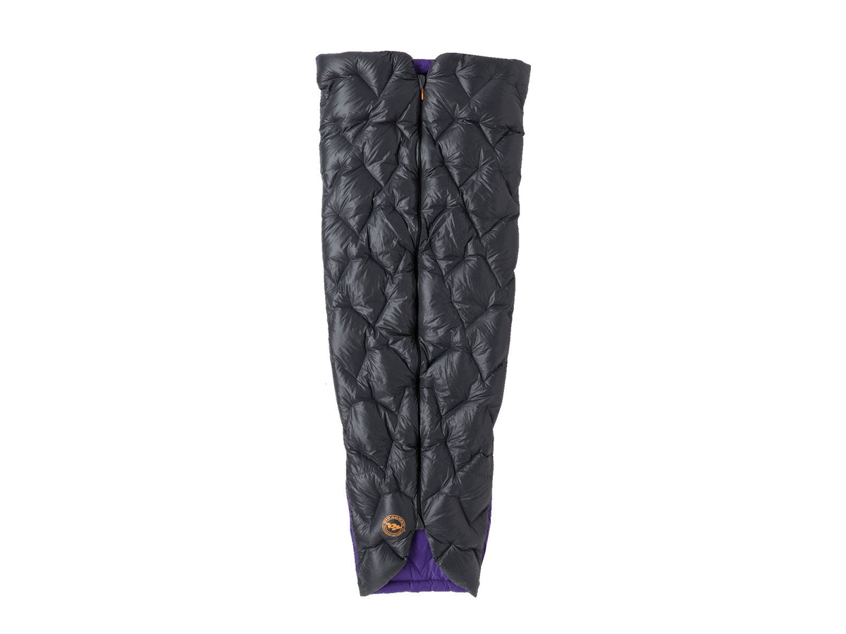 Big Agnes Fly Creek UL Zip Quilt 50 Sleeping Bag Asphalt/Royal Purple Long