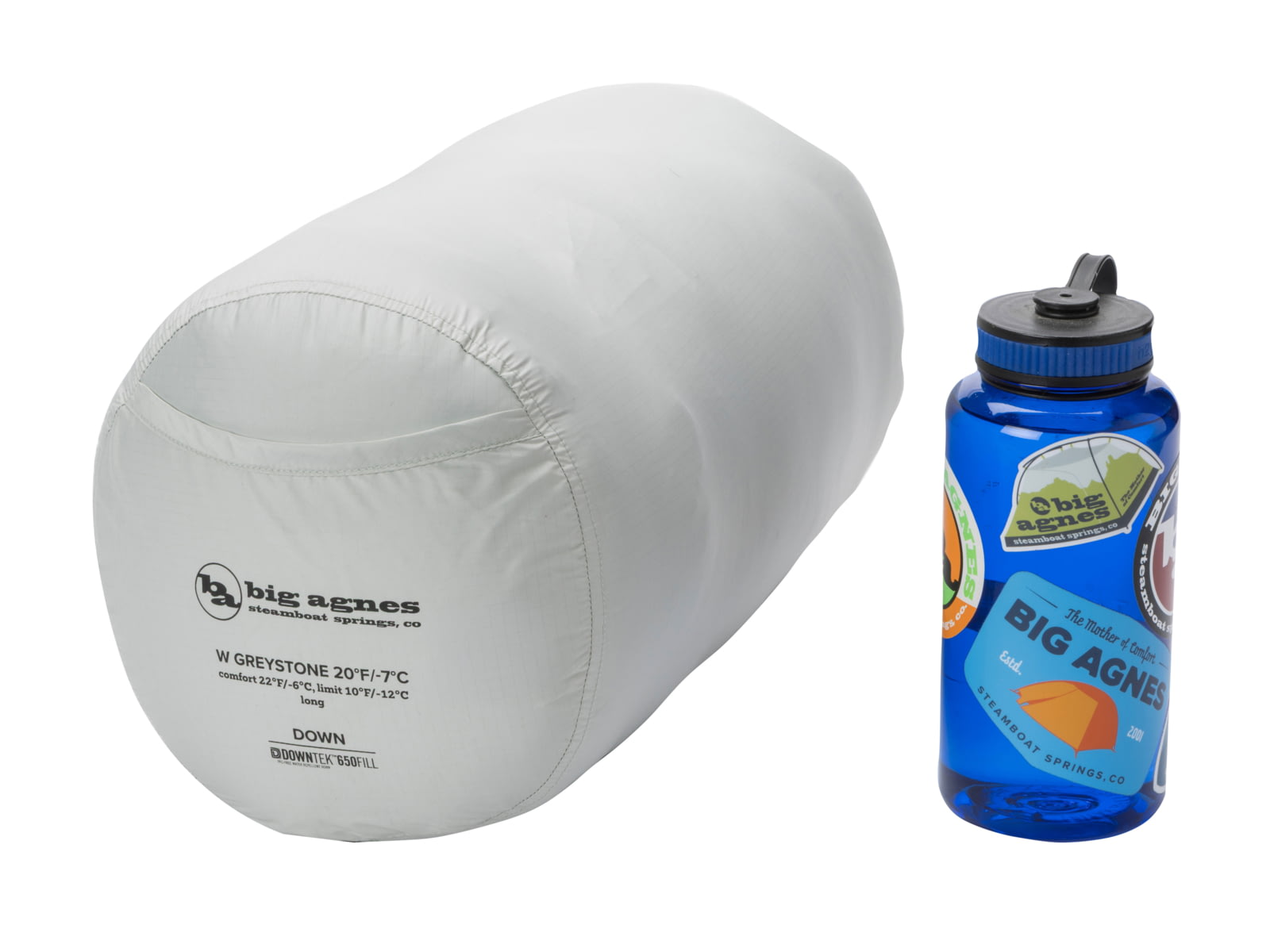 Big Agnes Greystone 0 650 RDS DownTek Sleeping Bag Cherry Tomato/Rooibos Tea