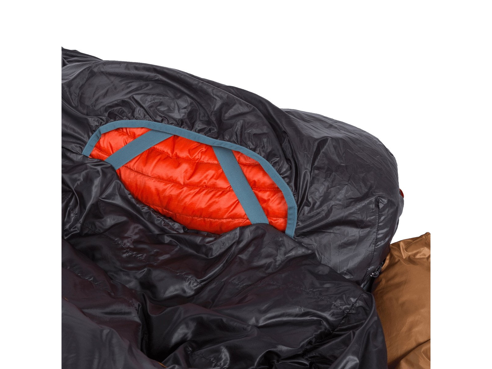 Big Agnes King Solomon 20 Sleeping Bag Asphalt/Chinois Green Double Wide