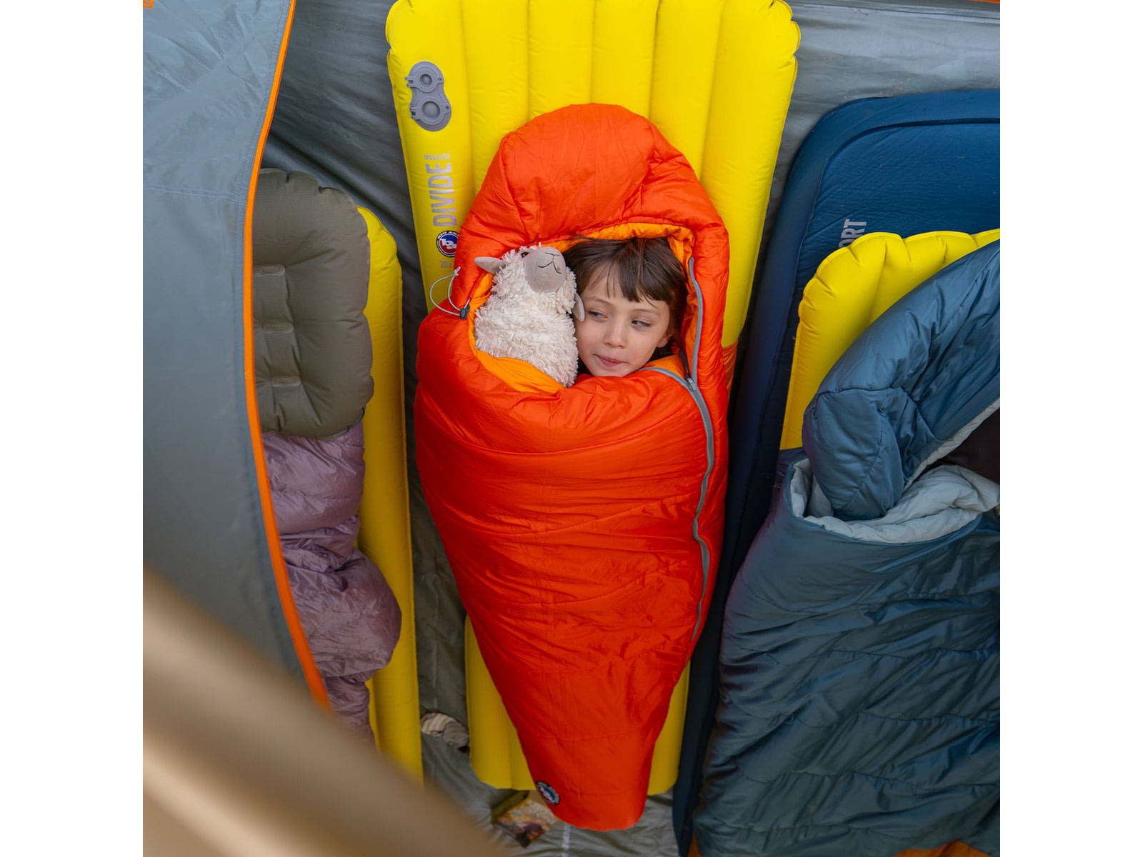 Big Agnes Little Red 20 Sleeping Bag Cherry Tomato/Tangelo