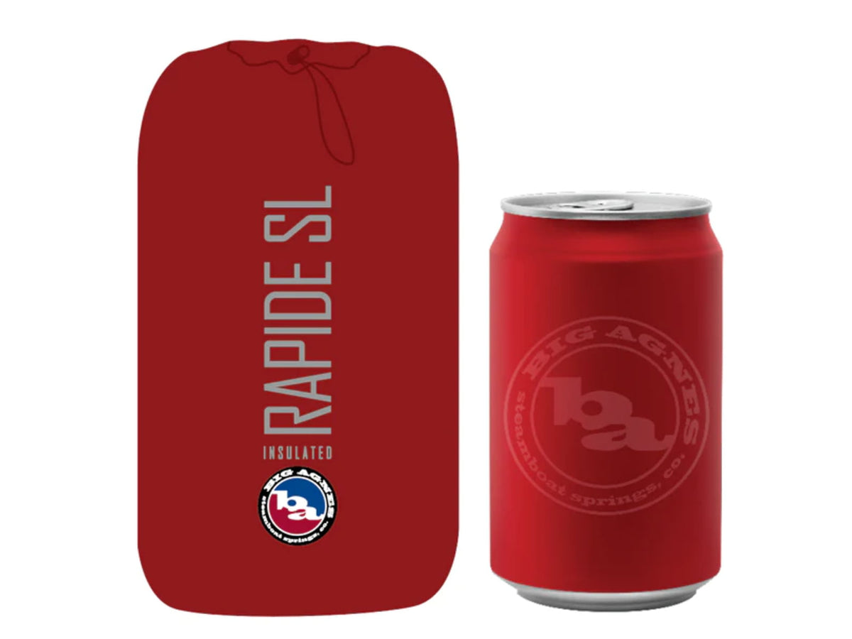 Big Agnes Rapide SL Insulated Sleeping Pad Orange Long