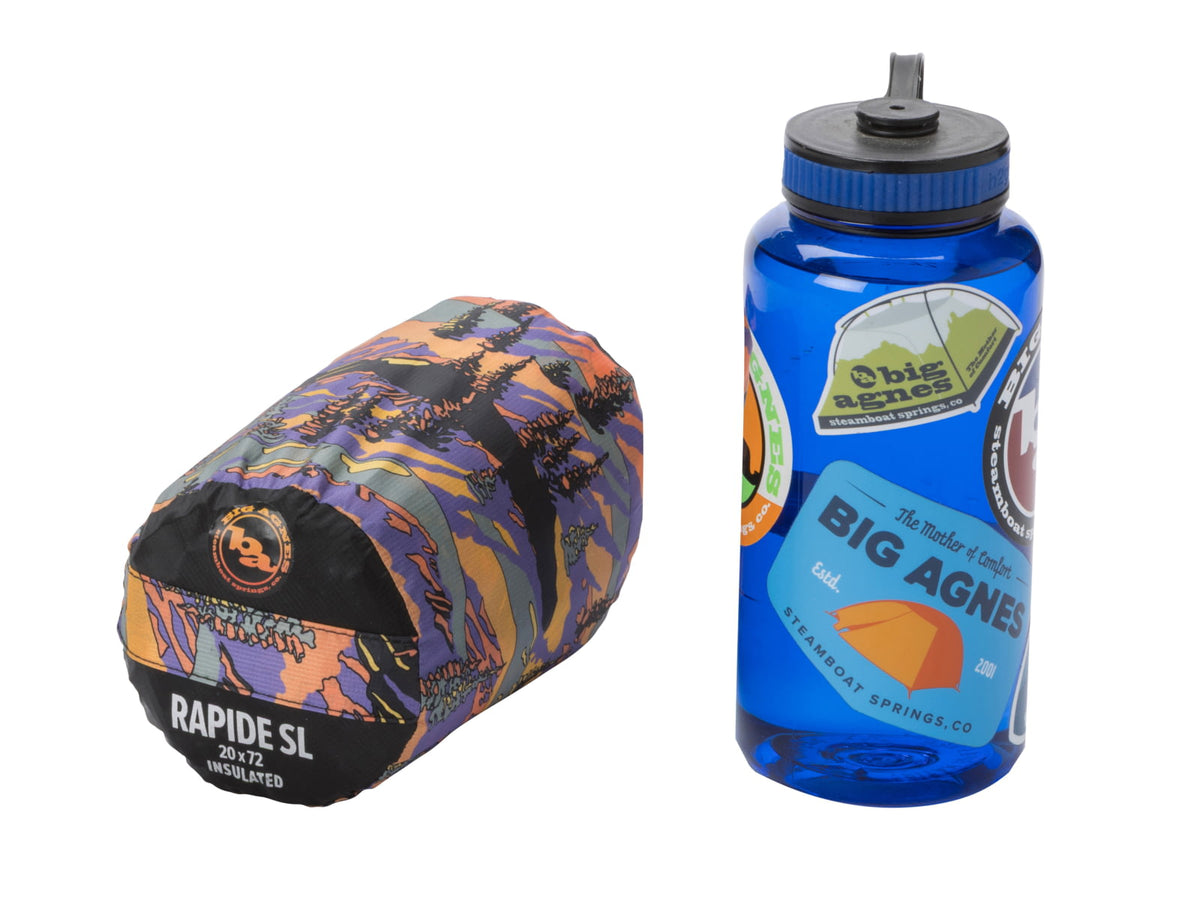 Big Agnes Rapide SL Insulated Sleeping Pad Orange Long