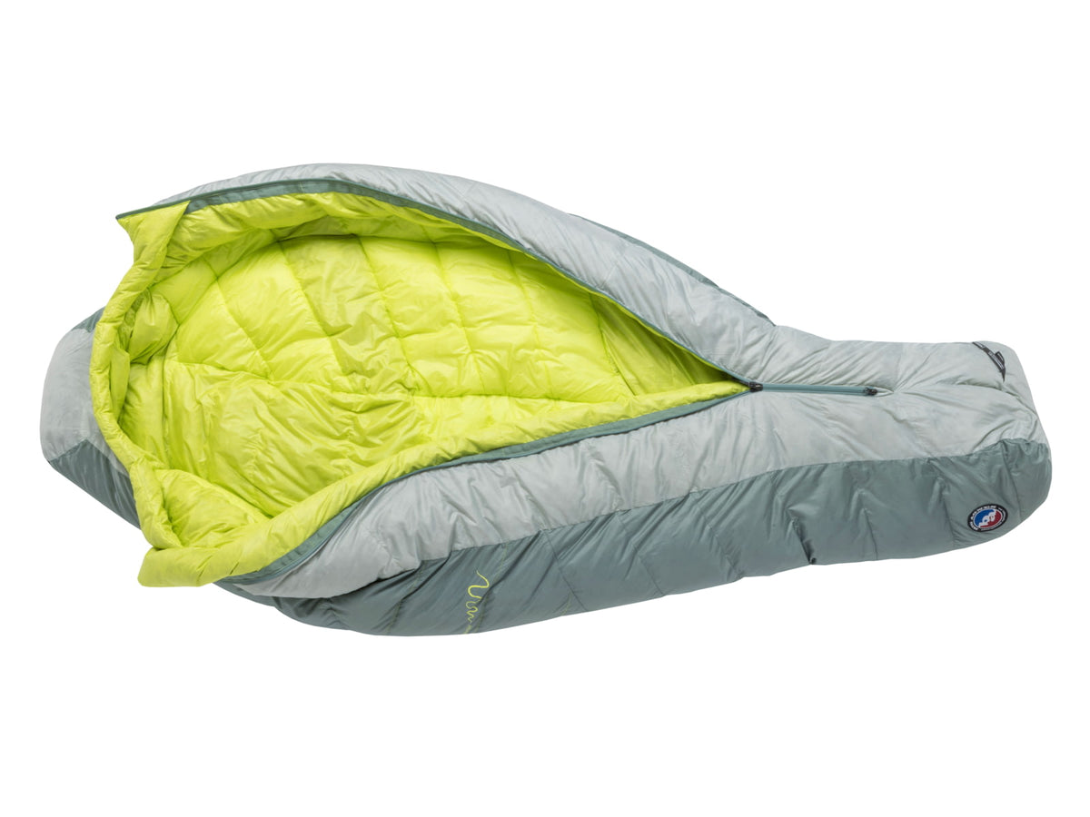 Big Agnes Sidewinder 20 650 RDS DownTek Sleeping Bag Chinois Green/Mercury/Evening Primrose