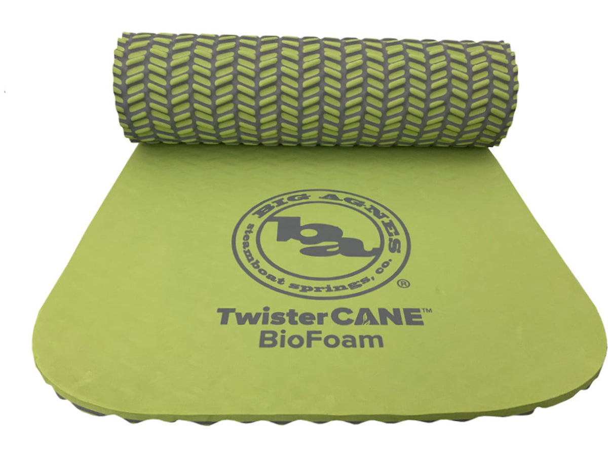 Big Agnes TwisterCane Bio Foam Sleeping Pad Green/Gray