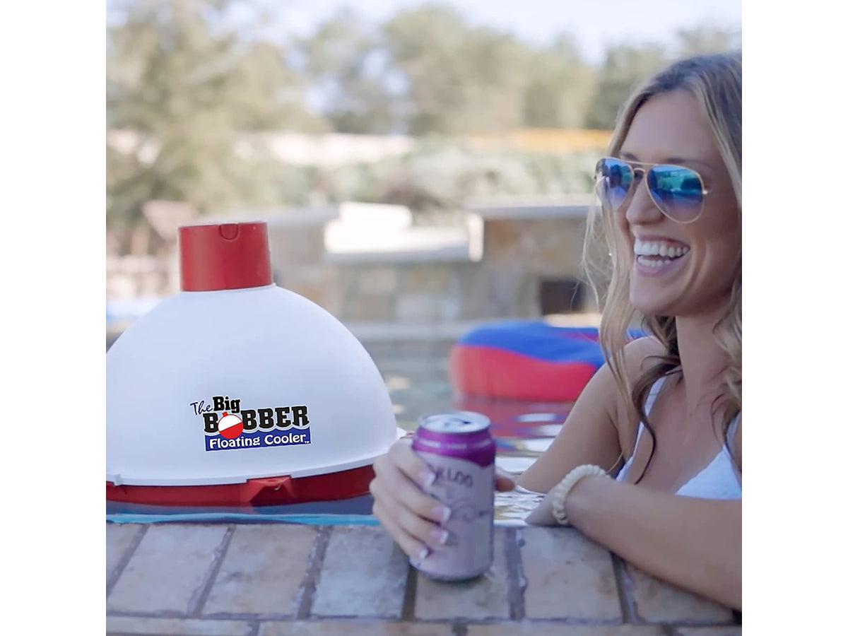 Big Bobber 12 Can Floating Cooler Red/White 1020C