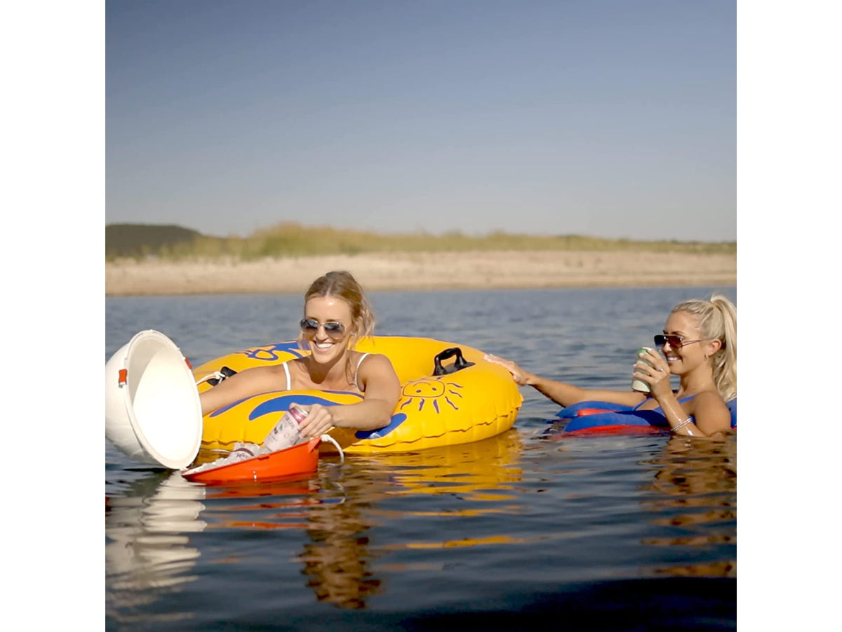 Big Bobber 12 Can Floating Cooler Red/White 1020C