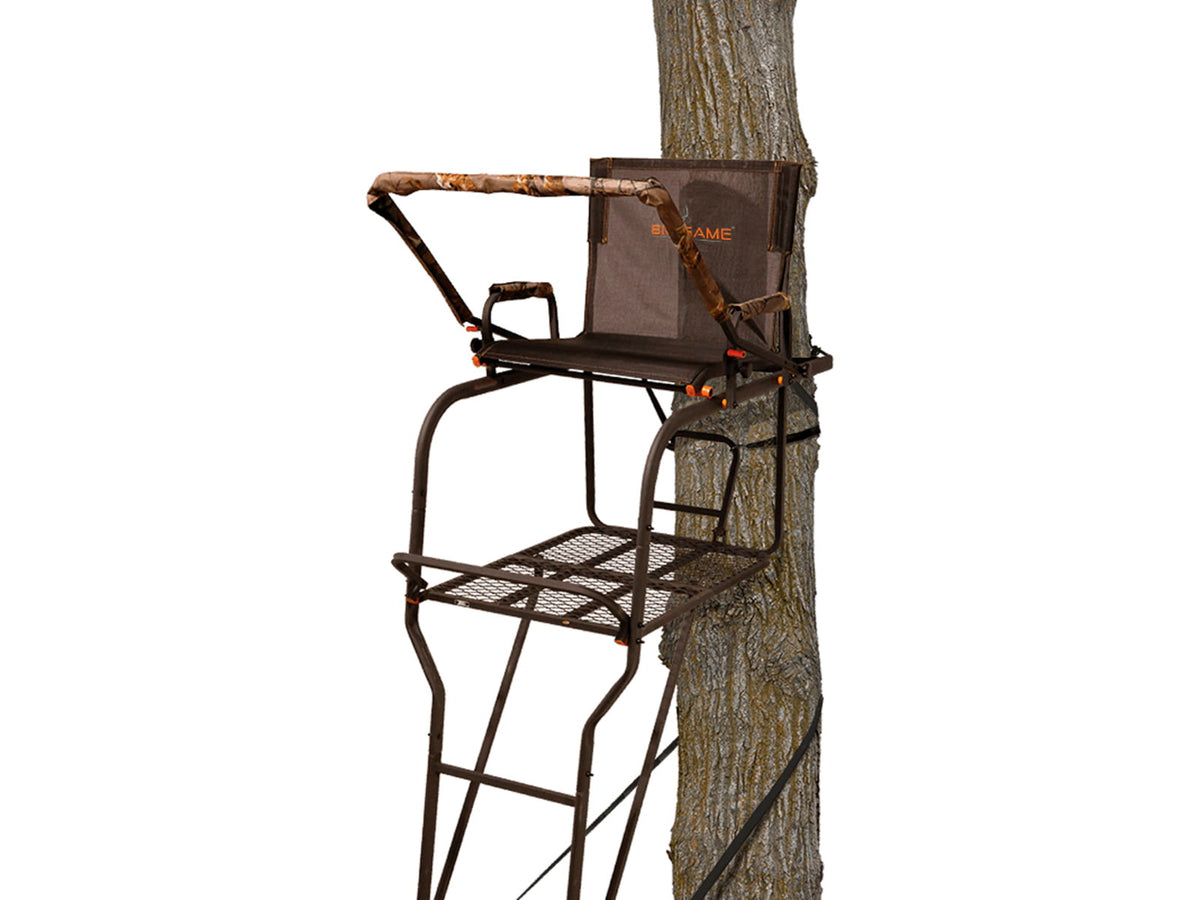 Big Game Big Game The Hunter HD Single Ladder 1.5 18' Black BGM-LS0550