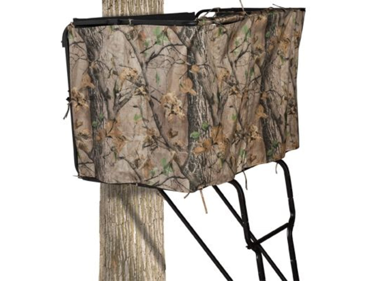 Muddy Deluxe Universal Blind Kit includes 2-piece reusable plastic snap fasteners Carry Bag Camo CA100