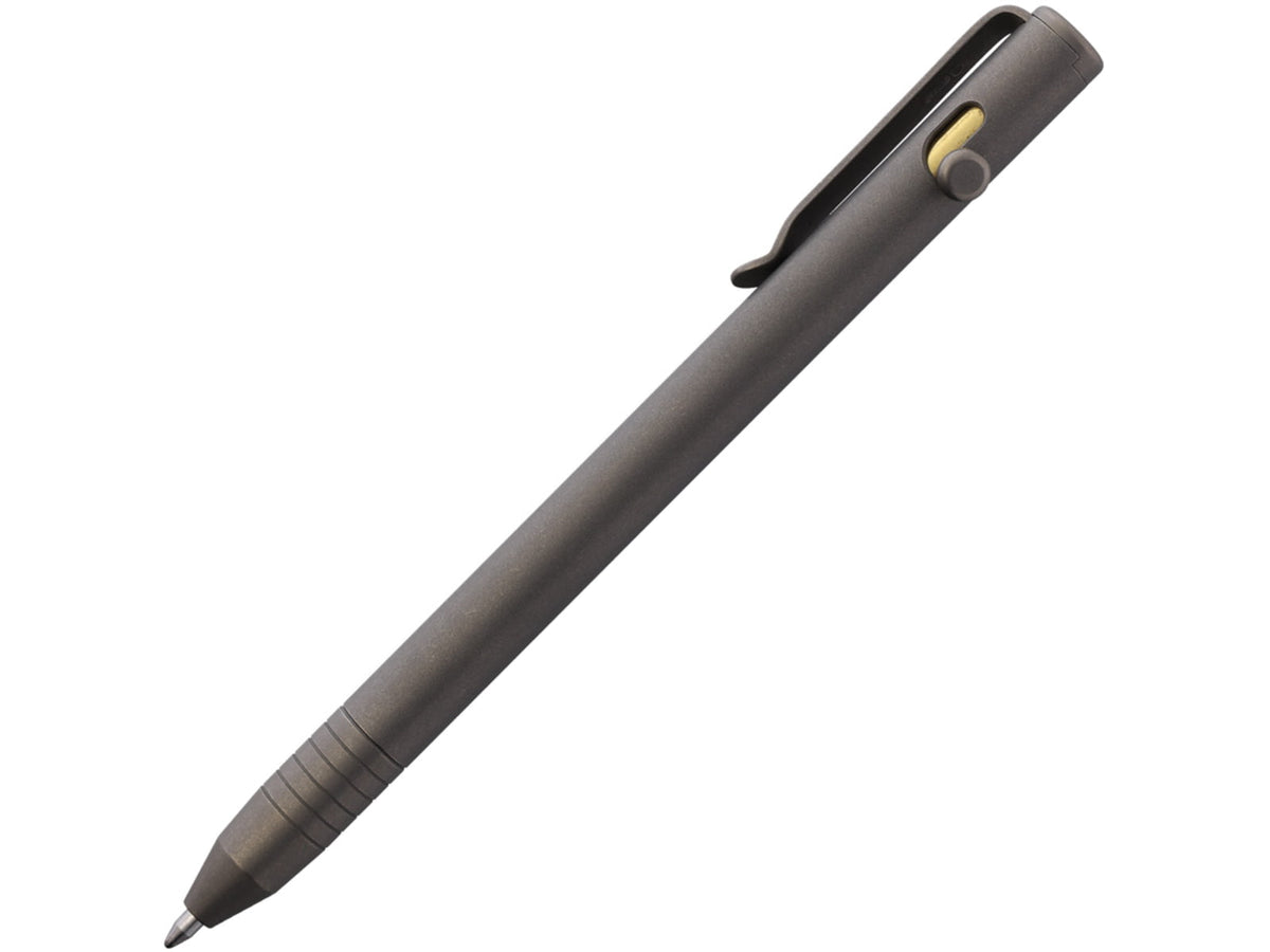 Big Idea Design Slim Bolt Action Pen Ti Sw BIG008TBK