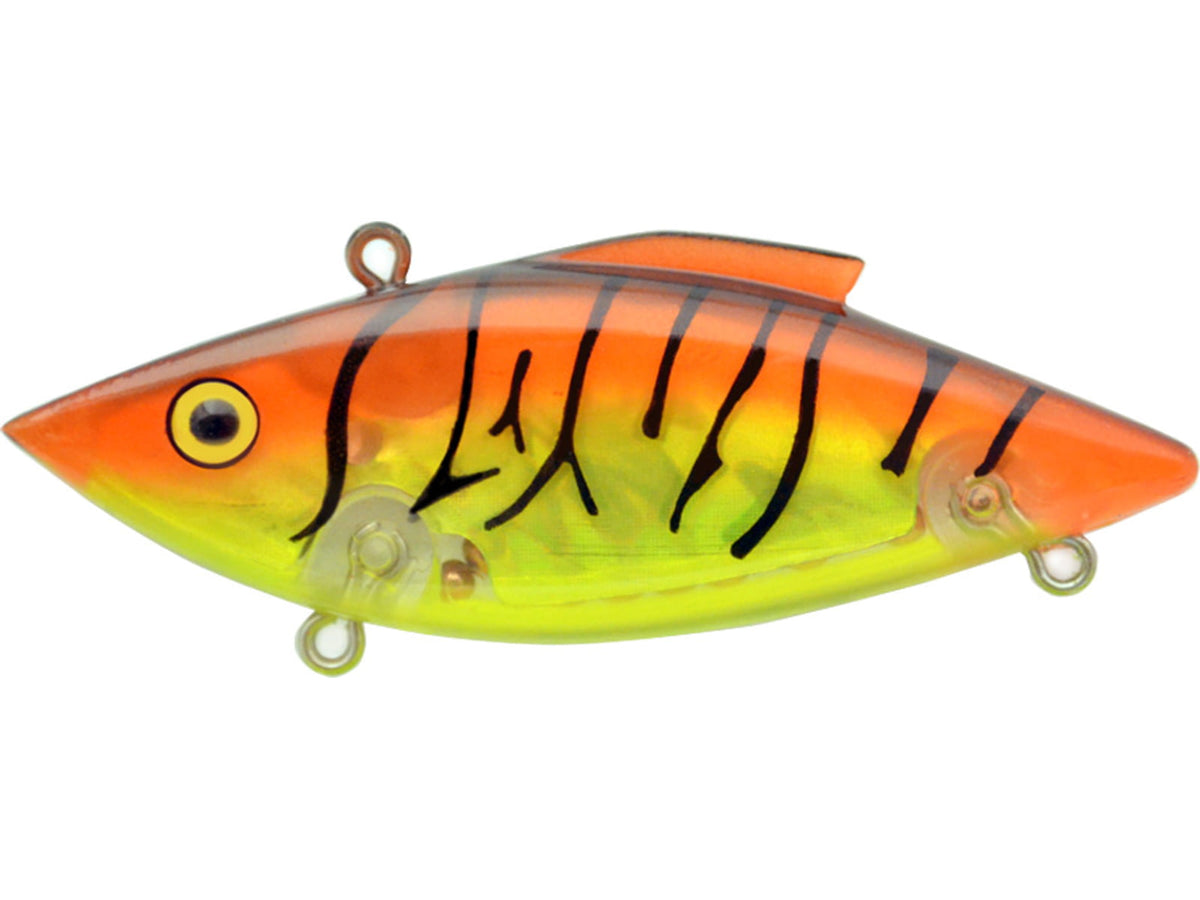 Bill Lewis Rat-L-Trap Walleye Lipless Crankbait 3in 1/2oz Sinking Orange Tiger