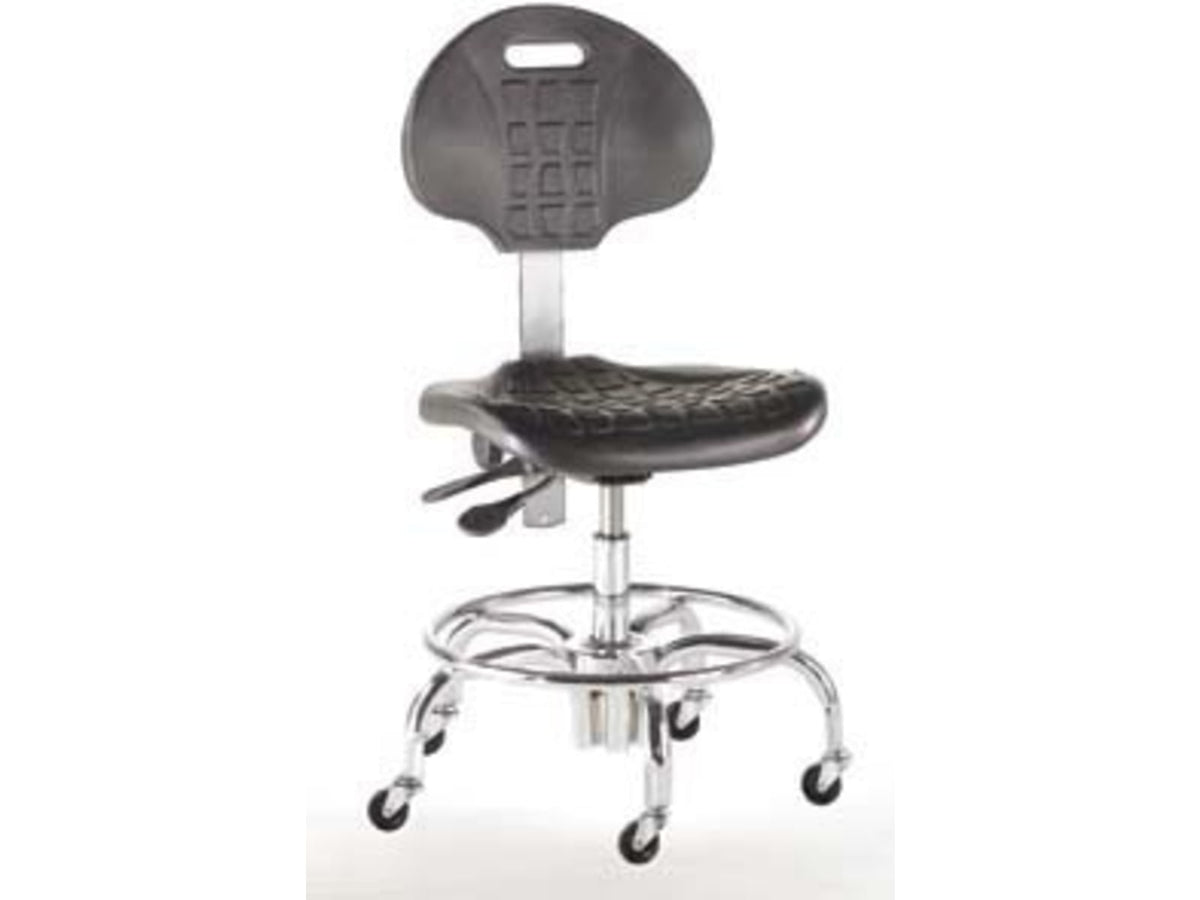 Bio Fit ToughTech Polyurethane Chairs with Chrome-Plated Finish BioFit 4L57CR Desk Height