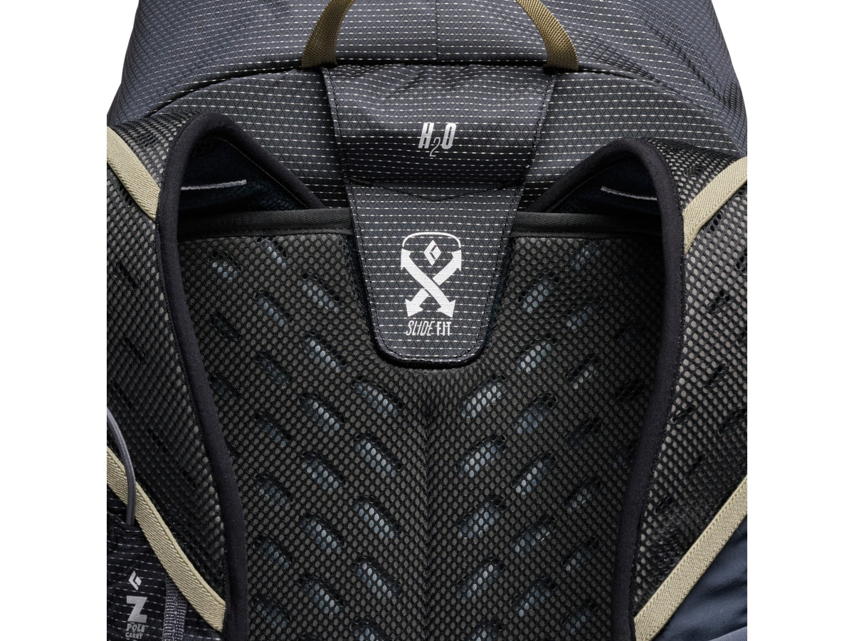 Black Diamond 28L Trail Vista Backpack Black/Carbon Medium/Large