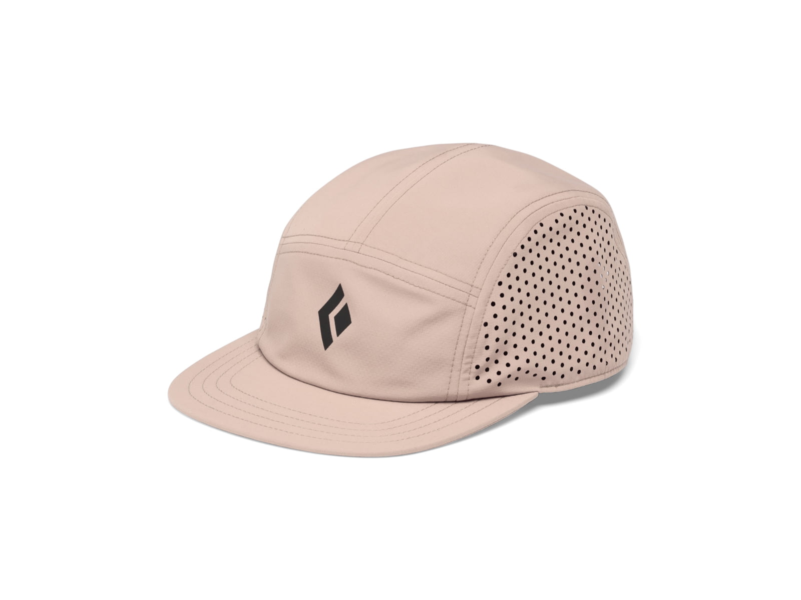 Black Diamond 5-Panel Synthetic Cap Pale Mauve/Black Icon Logo