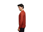Black Diamond Alpenglow Long Sleeve Crew - Men's Tundra Large