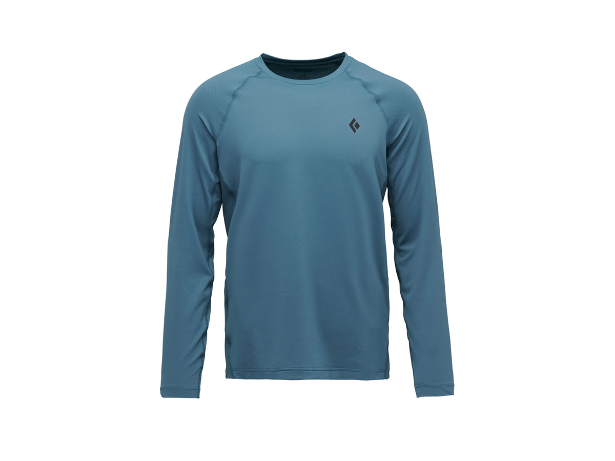 Black Diamond Alpenglow Long Sleeve Crew - Men's Tundra Large