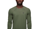 Black Diamond Alpenglow Long Sleeve Crew - Men's Tundra Large