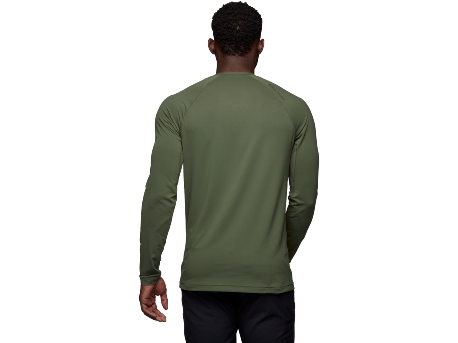 Black Diamond Alpenglow Long Sleeve Crew - Men's Tundra Large