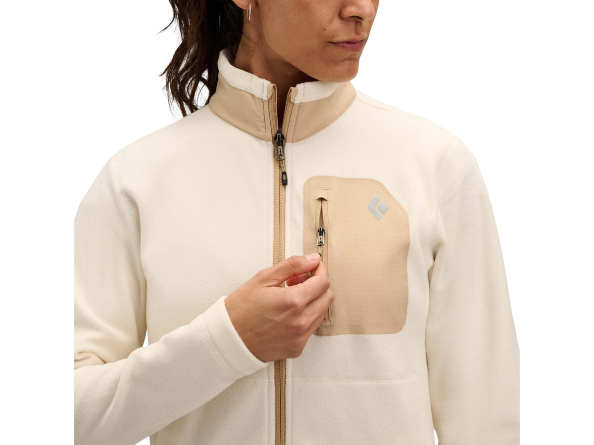 Black Diamond Rift Full-Zip Fleece Jacket - Women's Chalk-Khaki