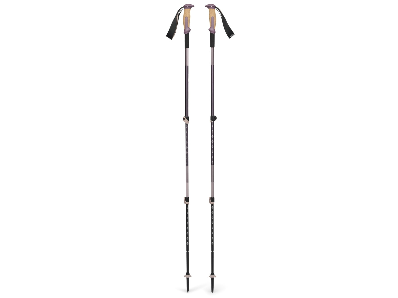 Black Diamond Trail Vista Shock Trekking Poles Dark Mauve