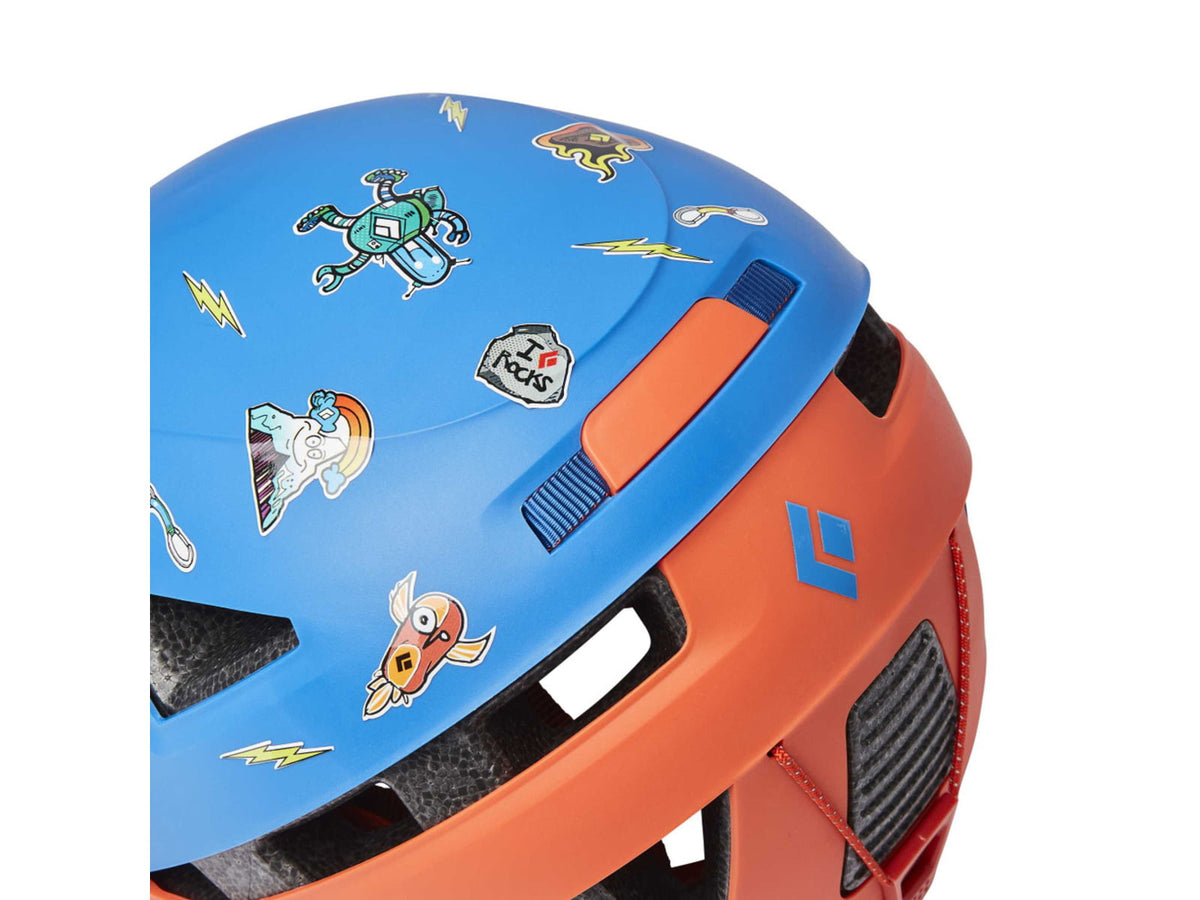 Black Diamond Capitan Helmet - Kids Ultra Blue/Persimmon One Size