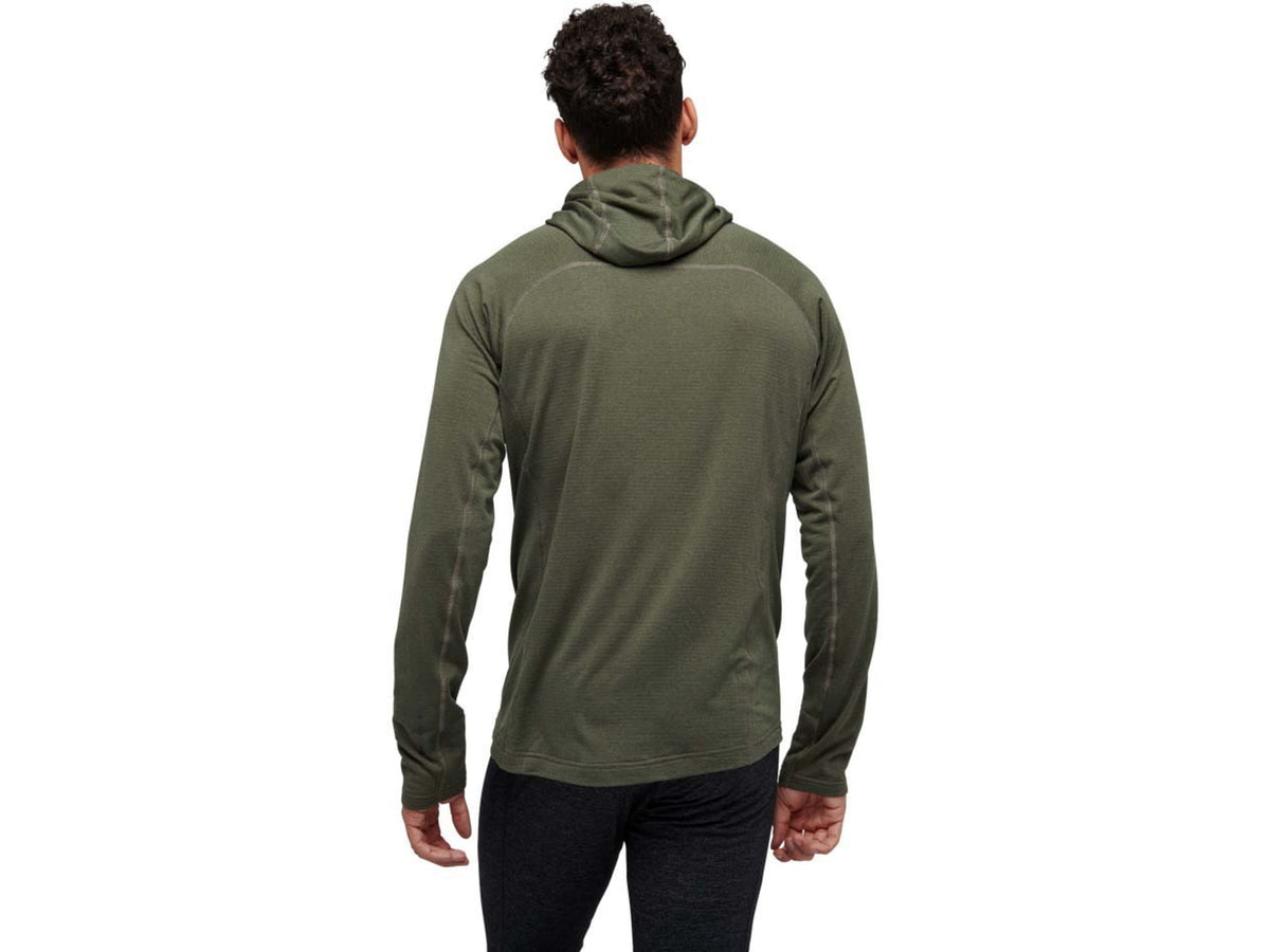 Black Diamond Coefficient LT Hybrid Hoody - Men's Tundra/Black Small