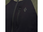 Black Diamond Coefficient LT Hybrid Hoody - Men's Tundra/Black Small