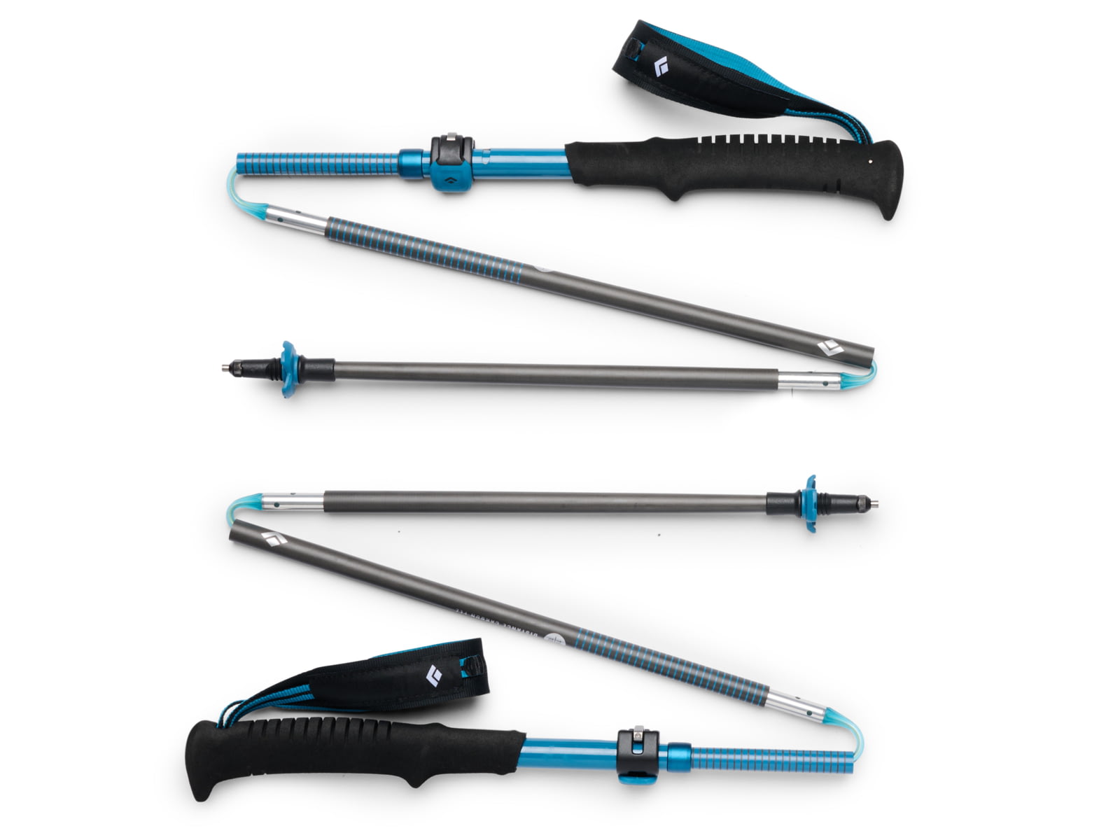 Black Diamond Distance Carbon FLZ Trekking Poles Desert Sky 140 cm
