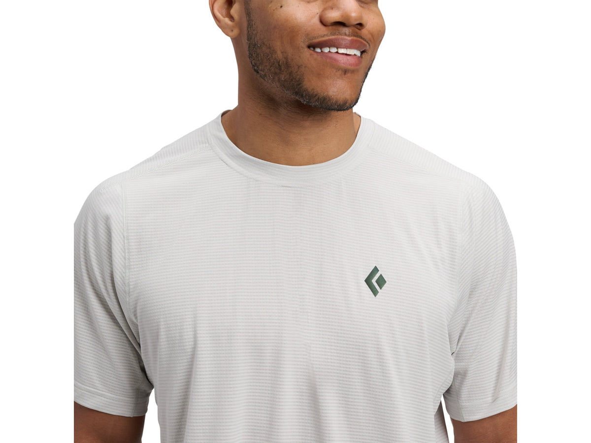 Black Diamond Distance Short Sleeve Tech Tee - Men's Alloy Large
