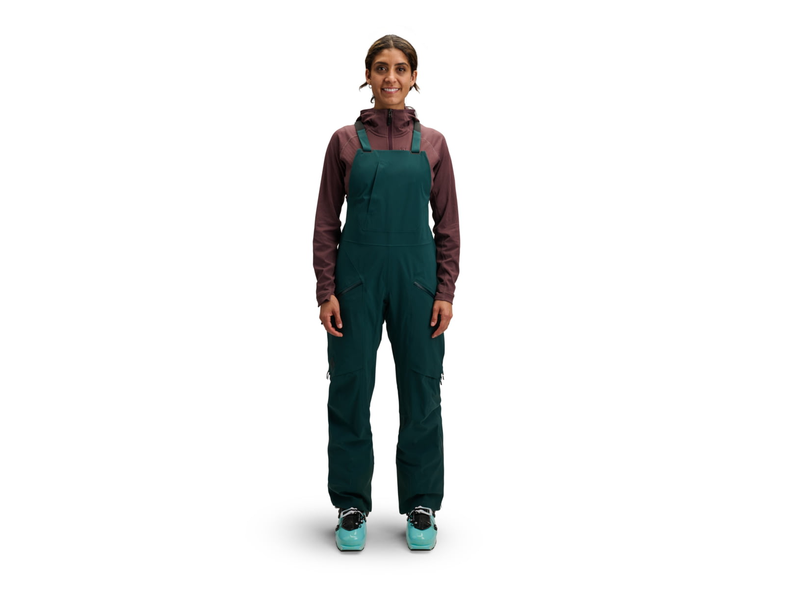 Black Diamond Factor Bibs - Women's Charcoal Small