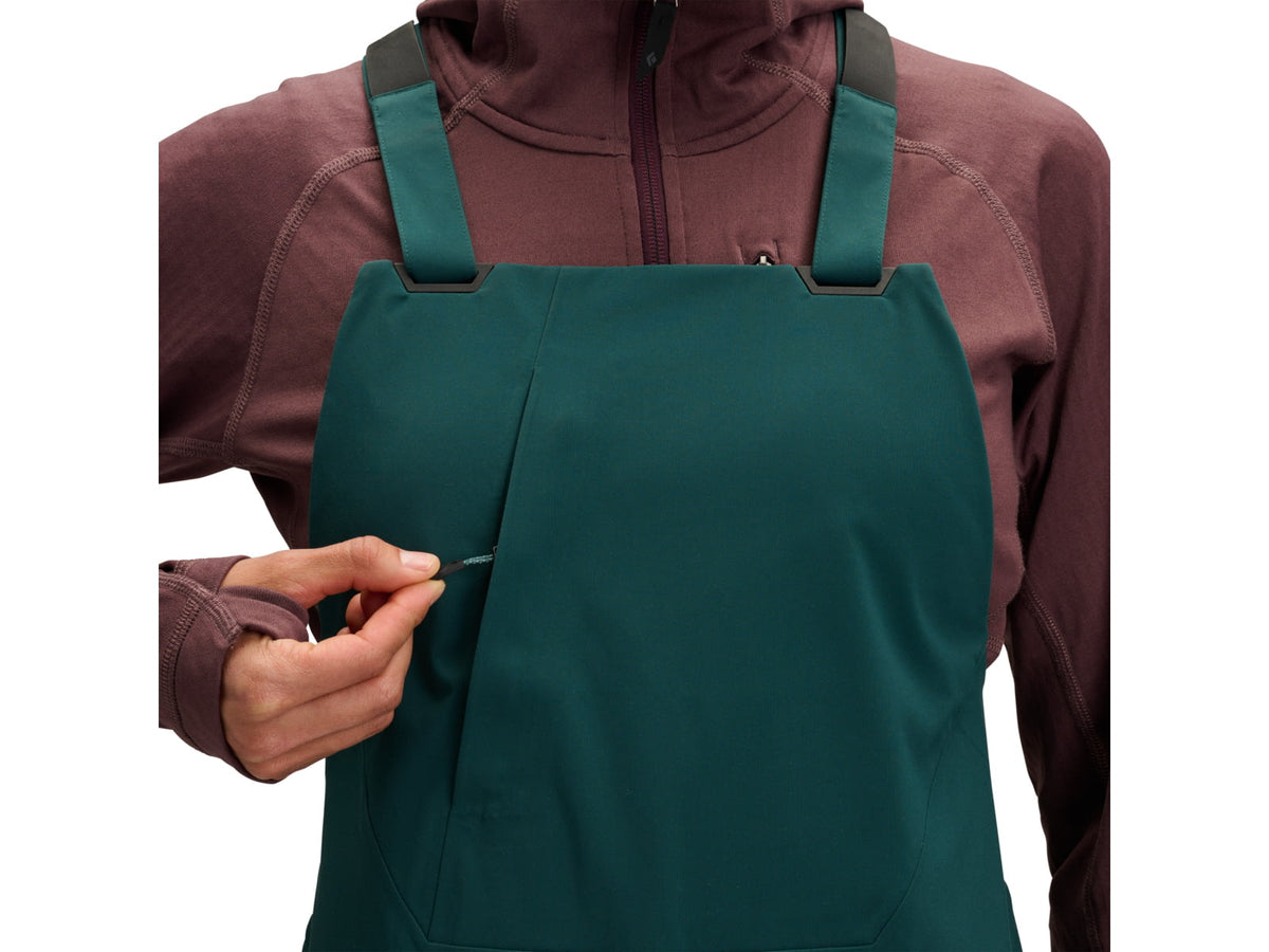 Black Diamond Factor Bibs - Women's Charcoal Small