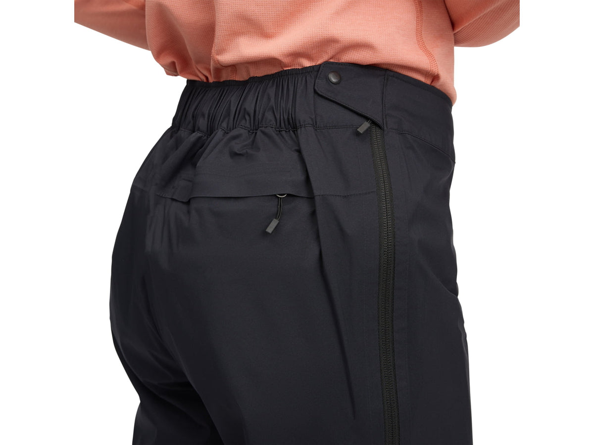 Black Diamond Fineline Stretch Full Zip Pants - Women's Black Large