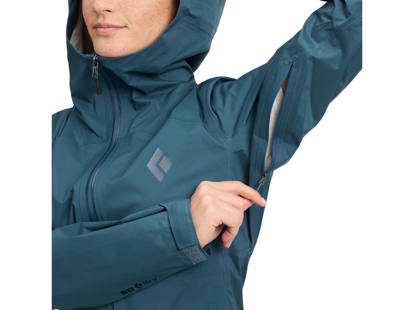 Black Diamond Fineline Stretch Shell - Women's Agave 2XS