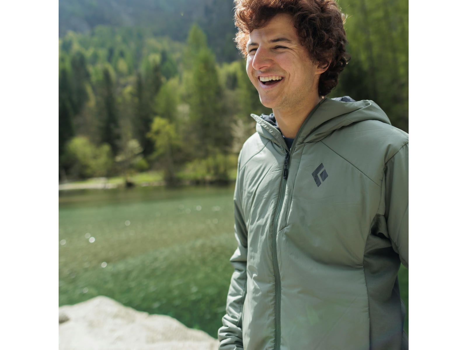 Black Diamond First Light Hybrid Hoody - Men's Black Large