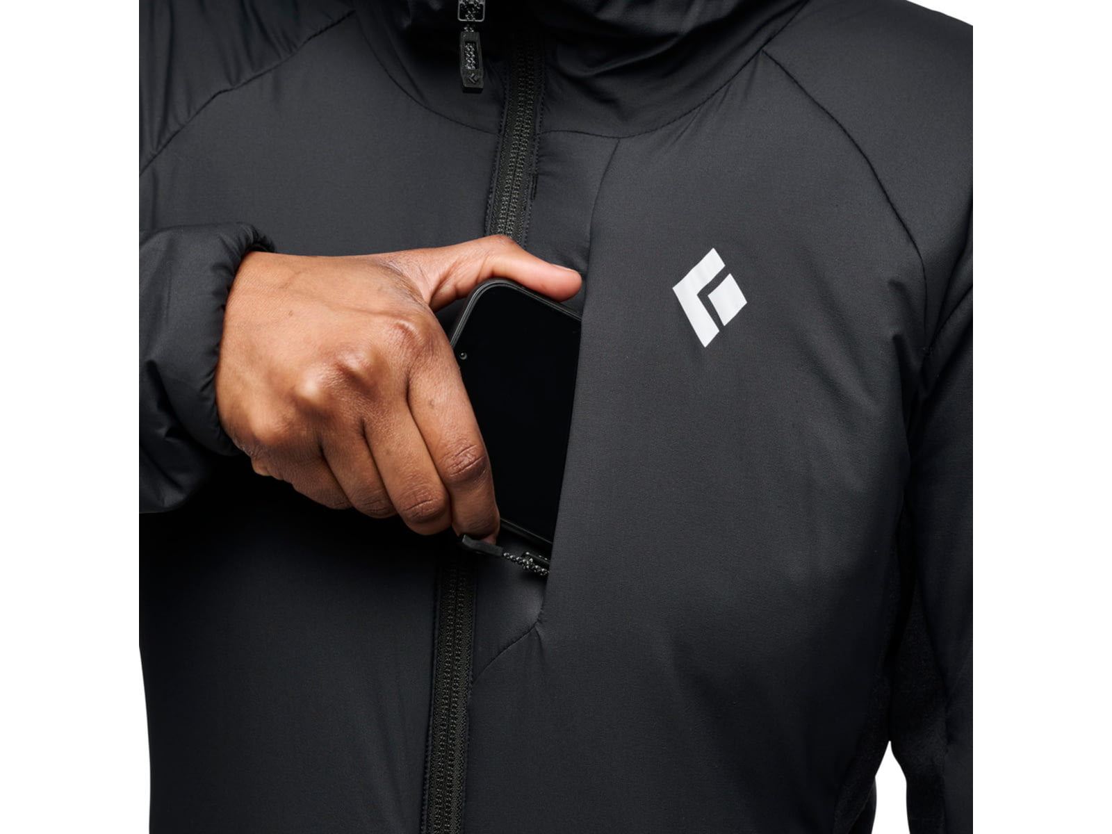 Black Diamond First Light Hybrid Hoody - Women's Black Large