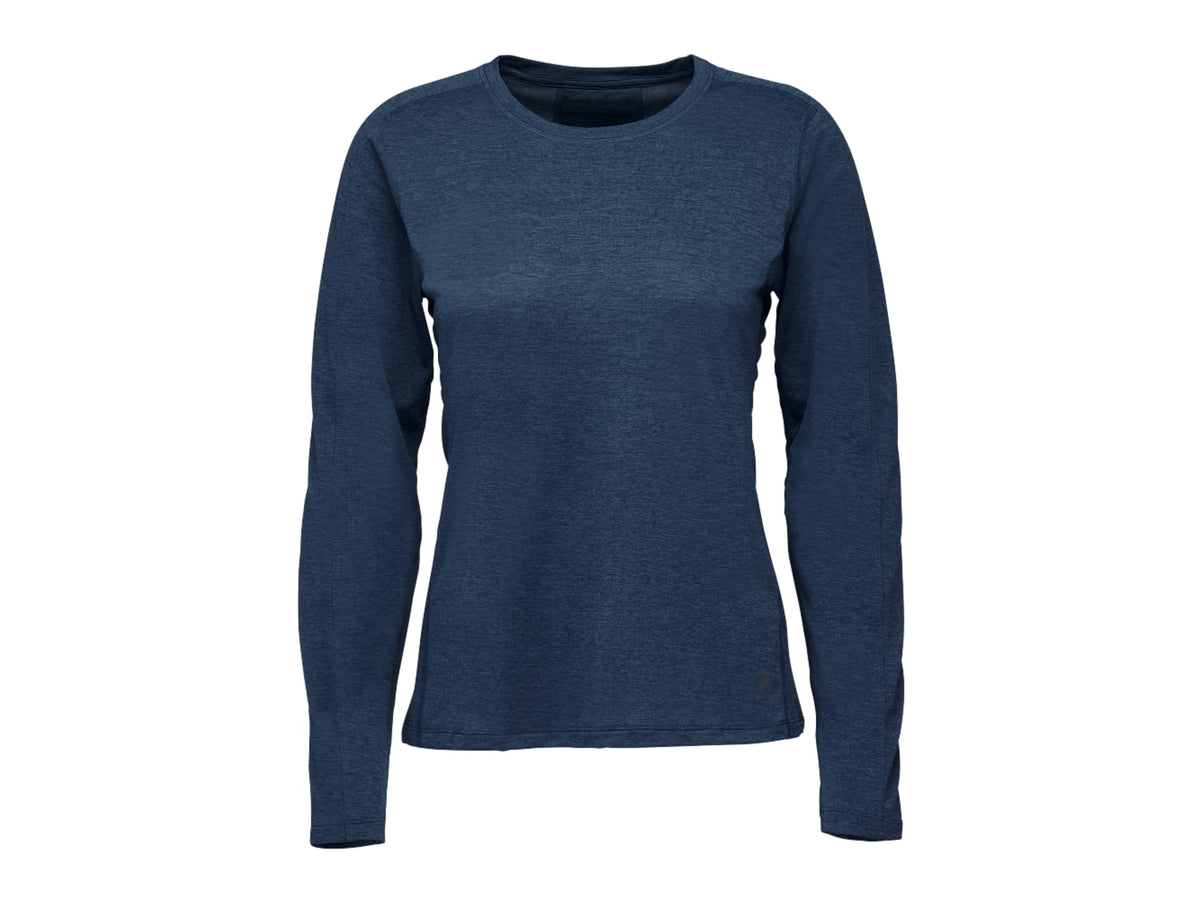 Black Diamond Lightwire Long Sleeve Tee - Women's Ink Blue Medium