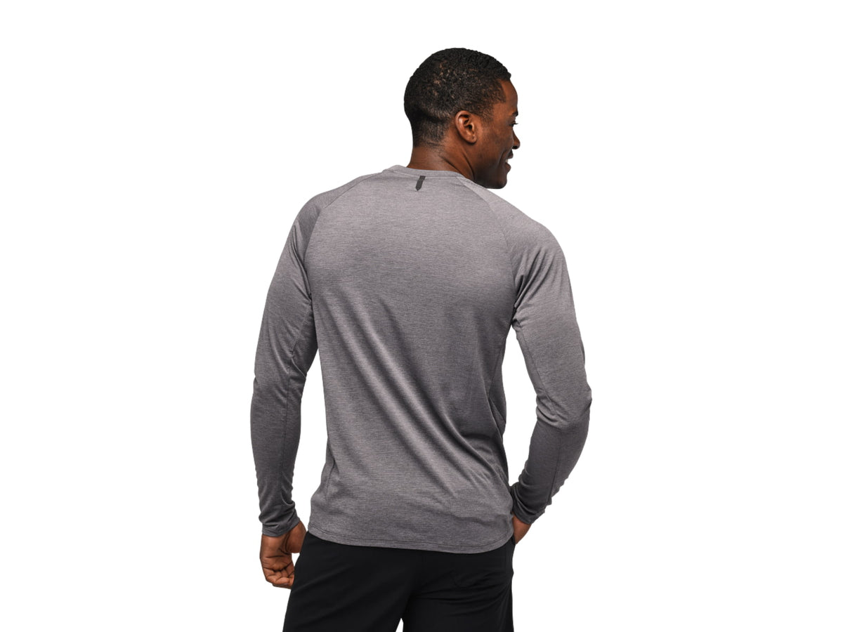 Black Diamond Lightwire LS Tech Tee - Men's Steel Grey Large