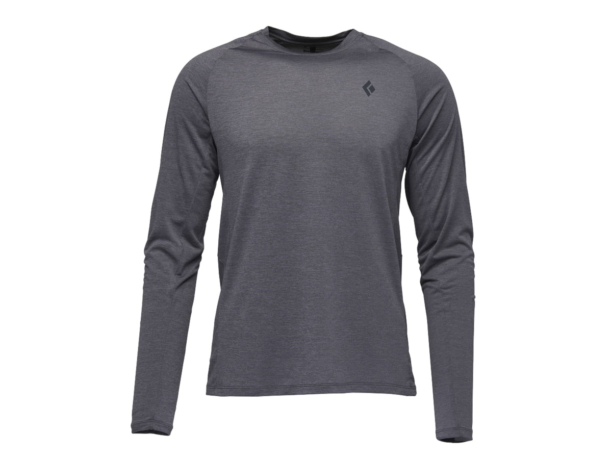 Black Diamond Lightwire LS Tech Tee - Men's Steel Grey Large