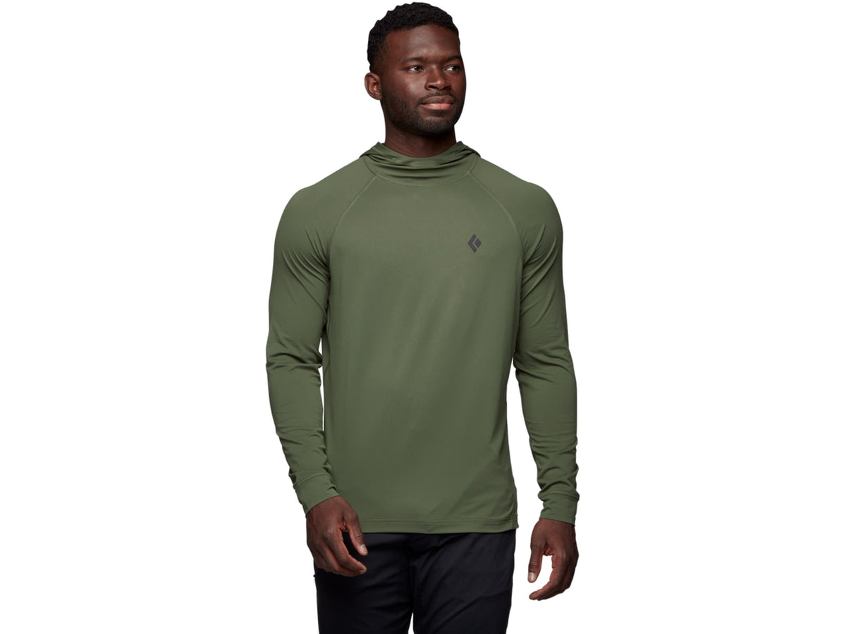 Black Diamond LS Alpenglow Hoody - Men's Tundra Small
