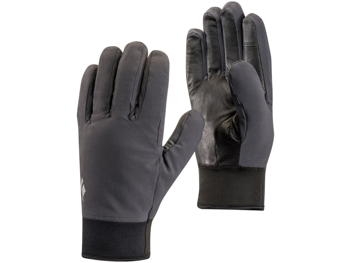 Black Diamond Midweight Softshell Gloves Smoke