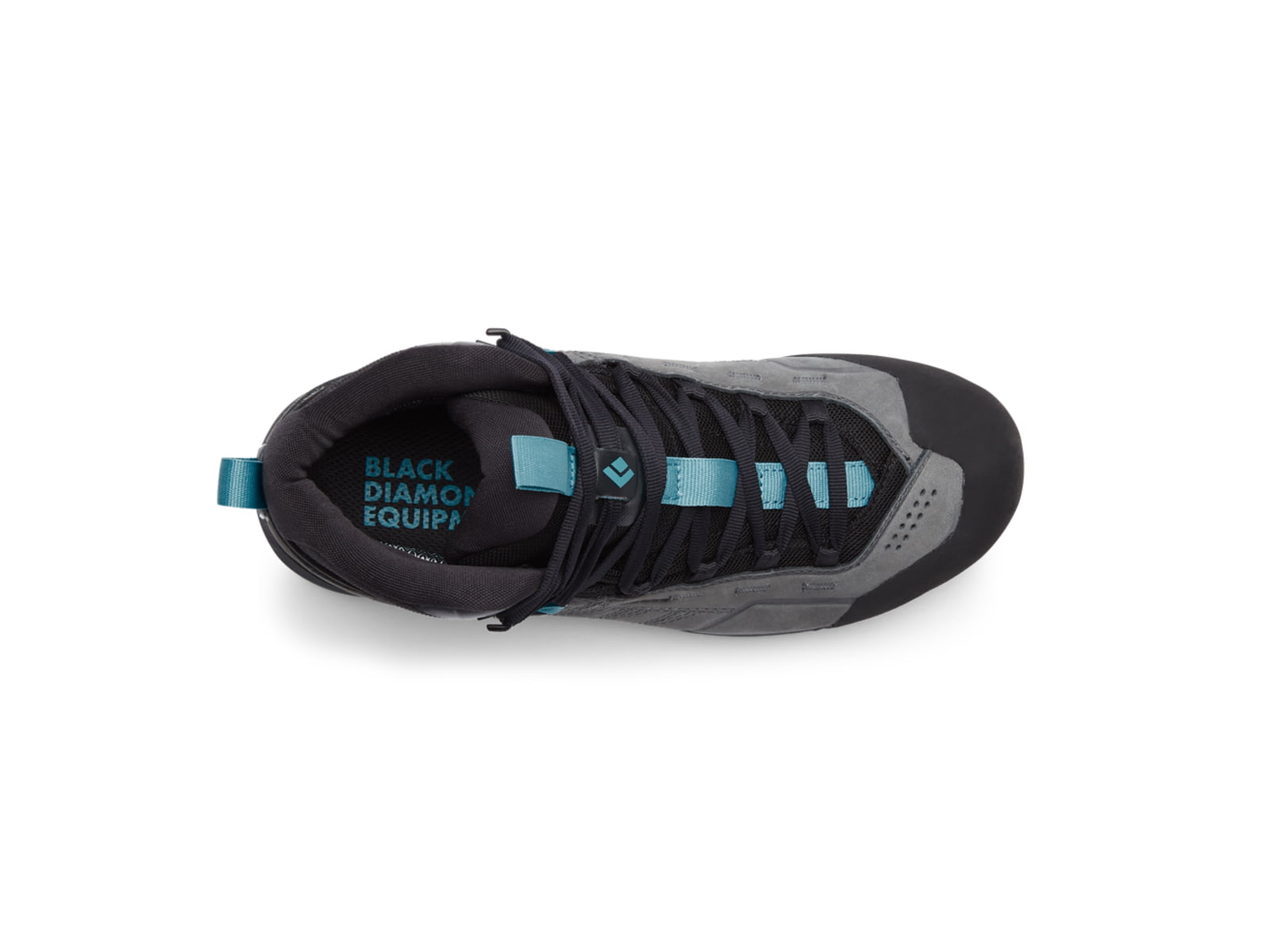 Black Diamond Missn Leather Mid WP Approach Shoes - Women's Steel Grey/Costal Blue