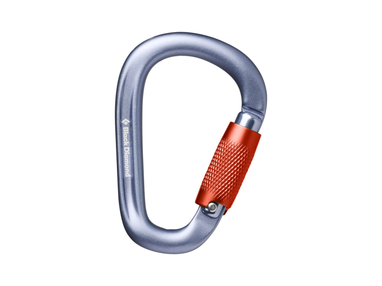 Black Diamond Pearlock Twistlock Carabiner Gray One Size