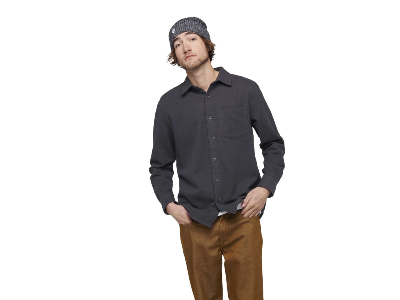 Black Diamond Project Flannel - Men's Steel Grey Medium