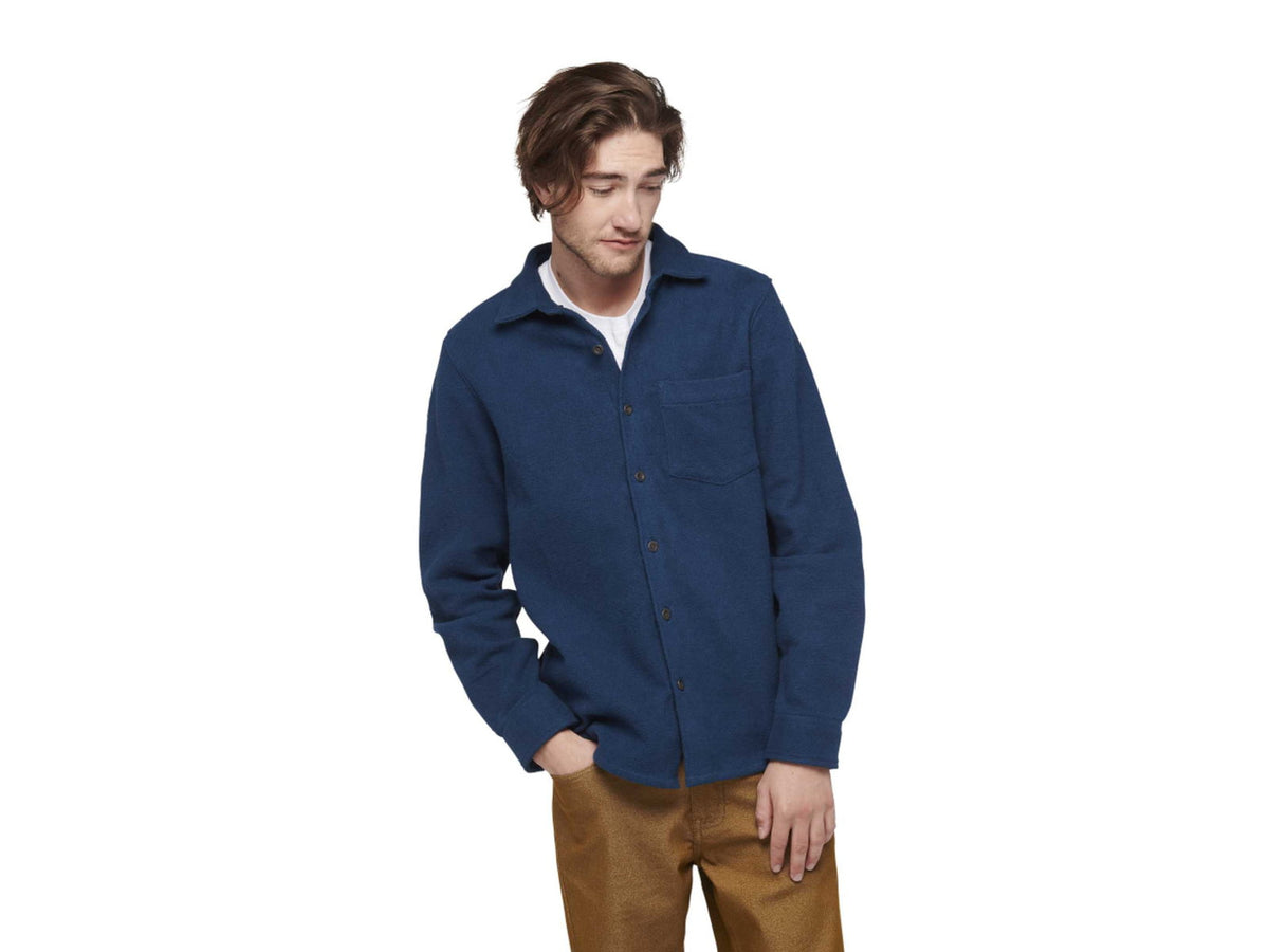 Black Diamond Project Heavy Flannel - Men's Indigo Large
