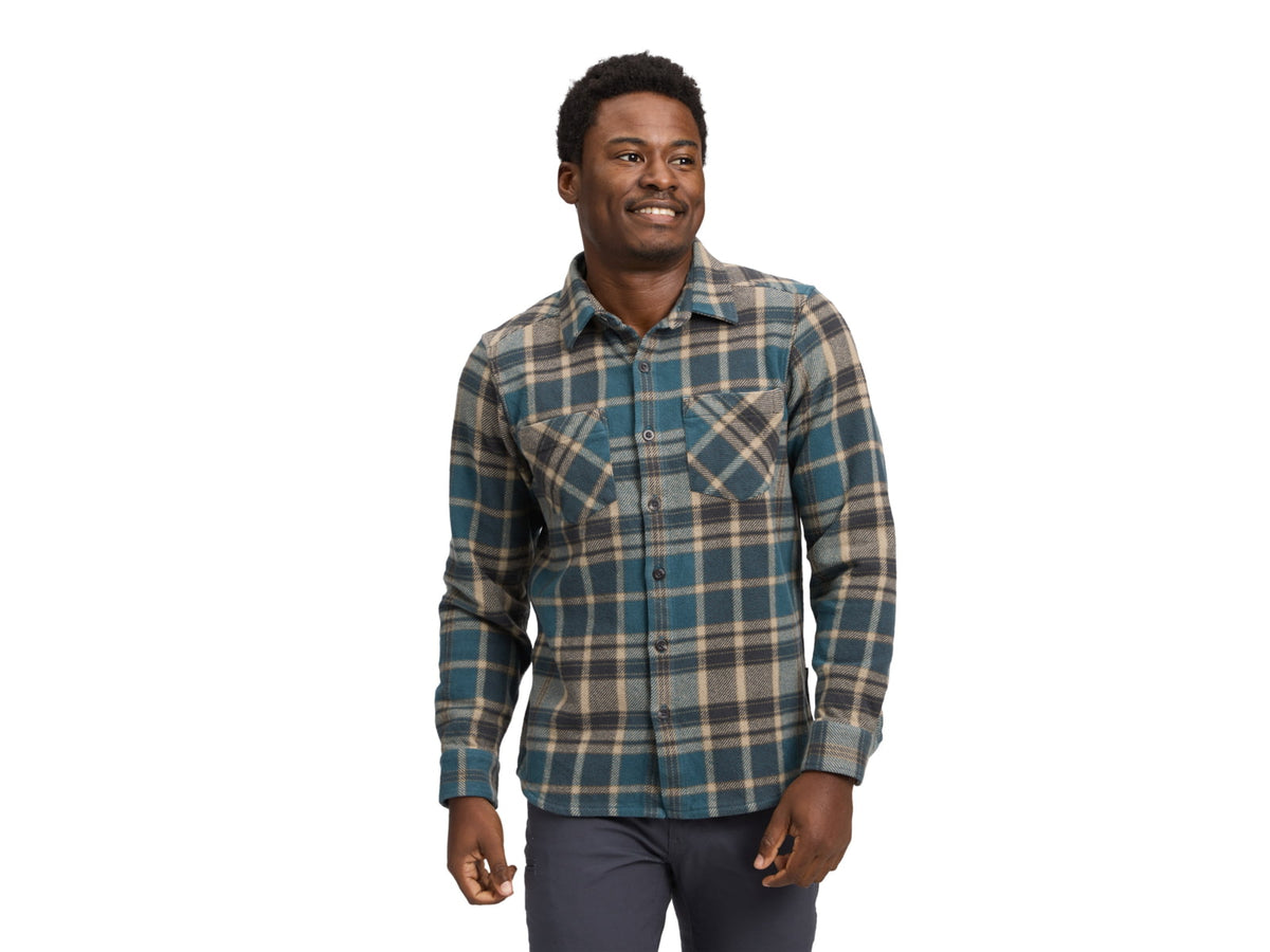 Black Diamond Project Heavy Flannel - Men's Indigo Large