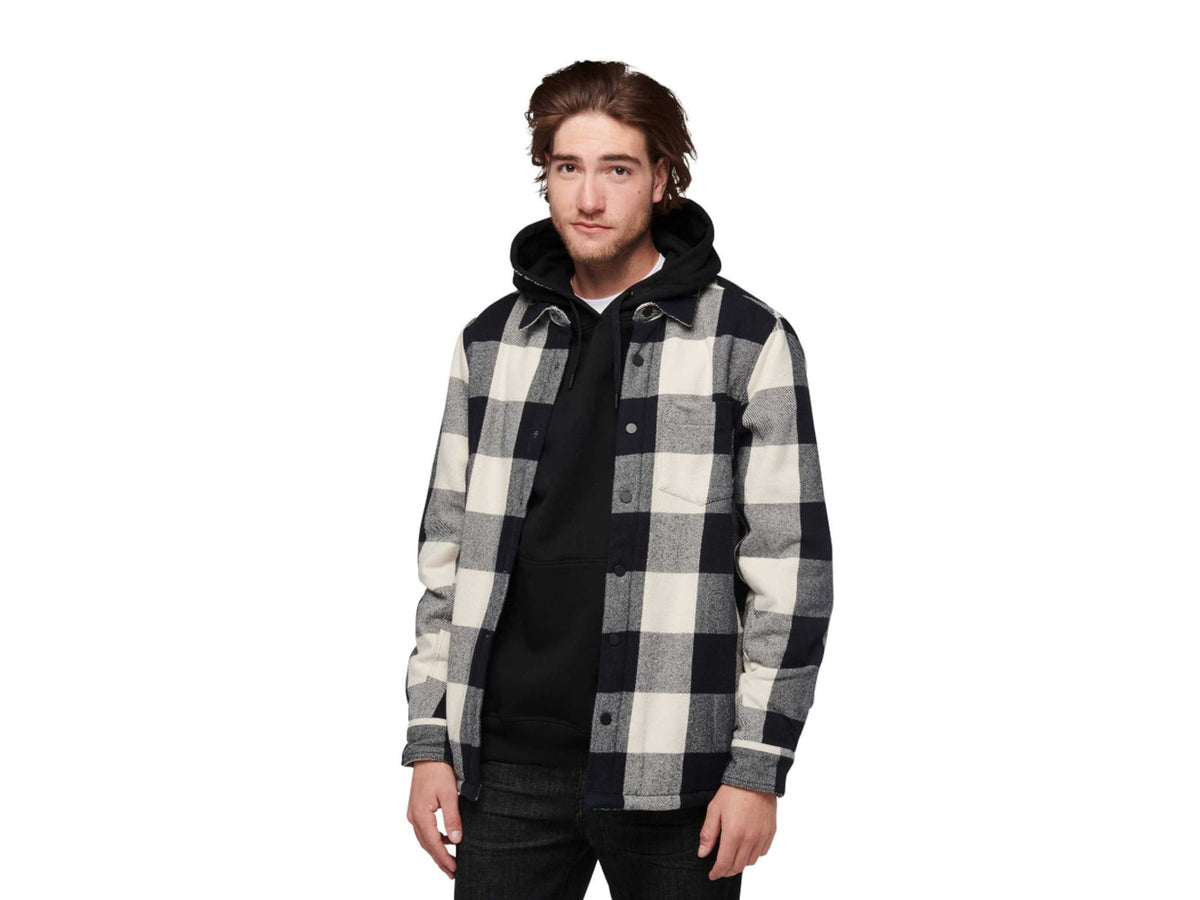 Black Diamond Project Lined Flannel - Men's Iron Red/Black Medium